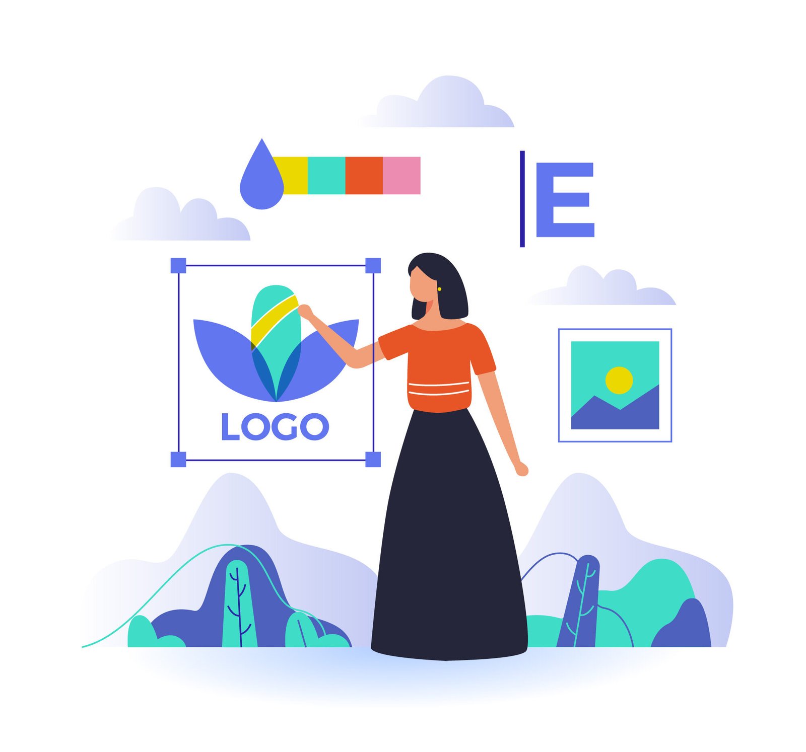 Creación de Logo 3 previos